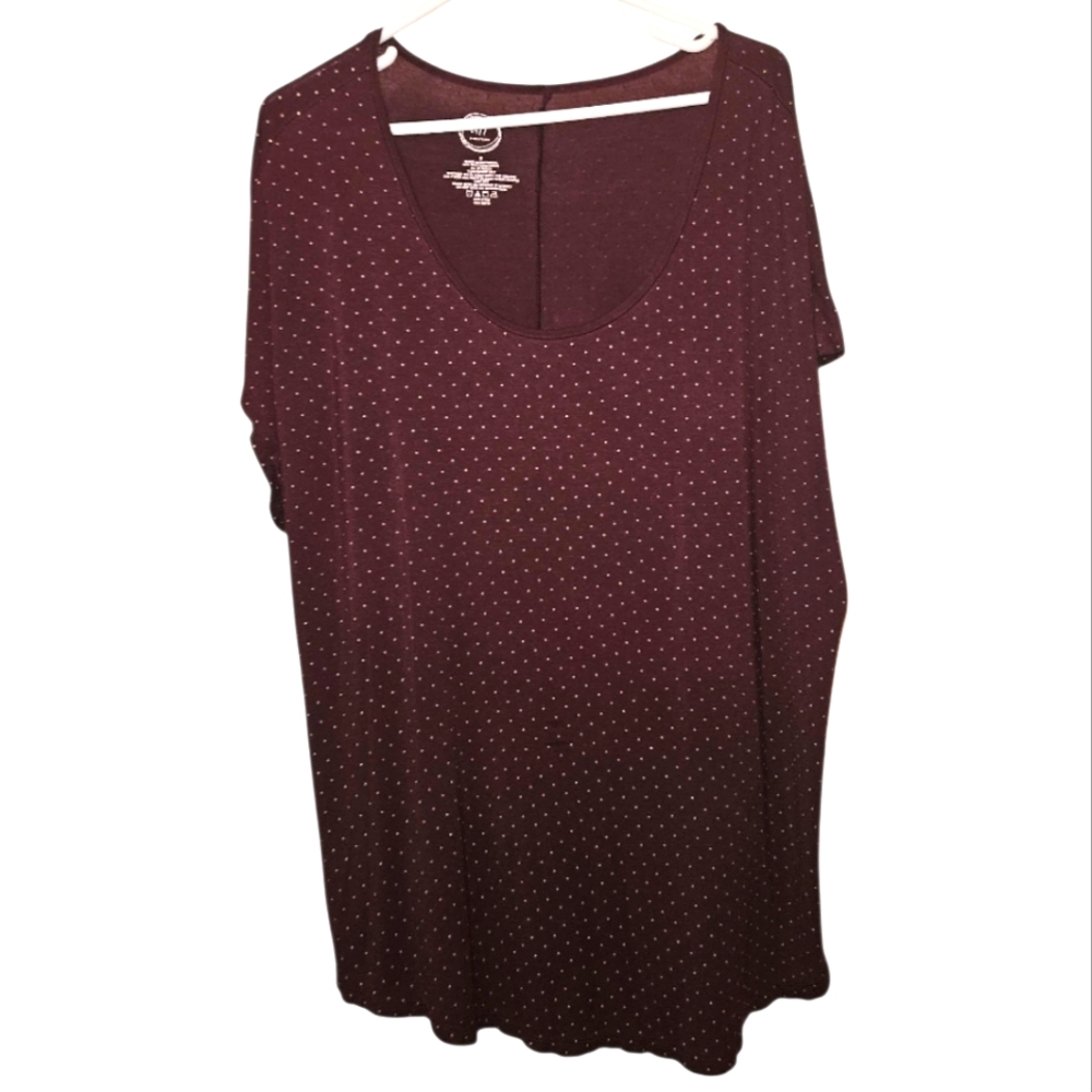 Maurices 24/7 studded tunic tee Sz 2